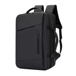 2024 MARKSMAN High-quality multi-functional waterproof wear-resistant leather USB business laptop backpack