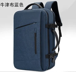 2024 MARKSMAN High-quality multi-functional waterproof wear-resistant leather USB business laptop backpack